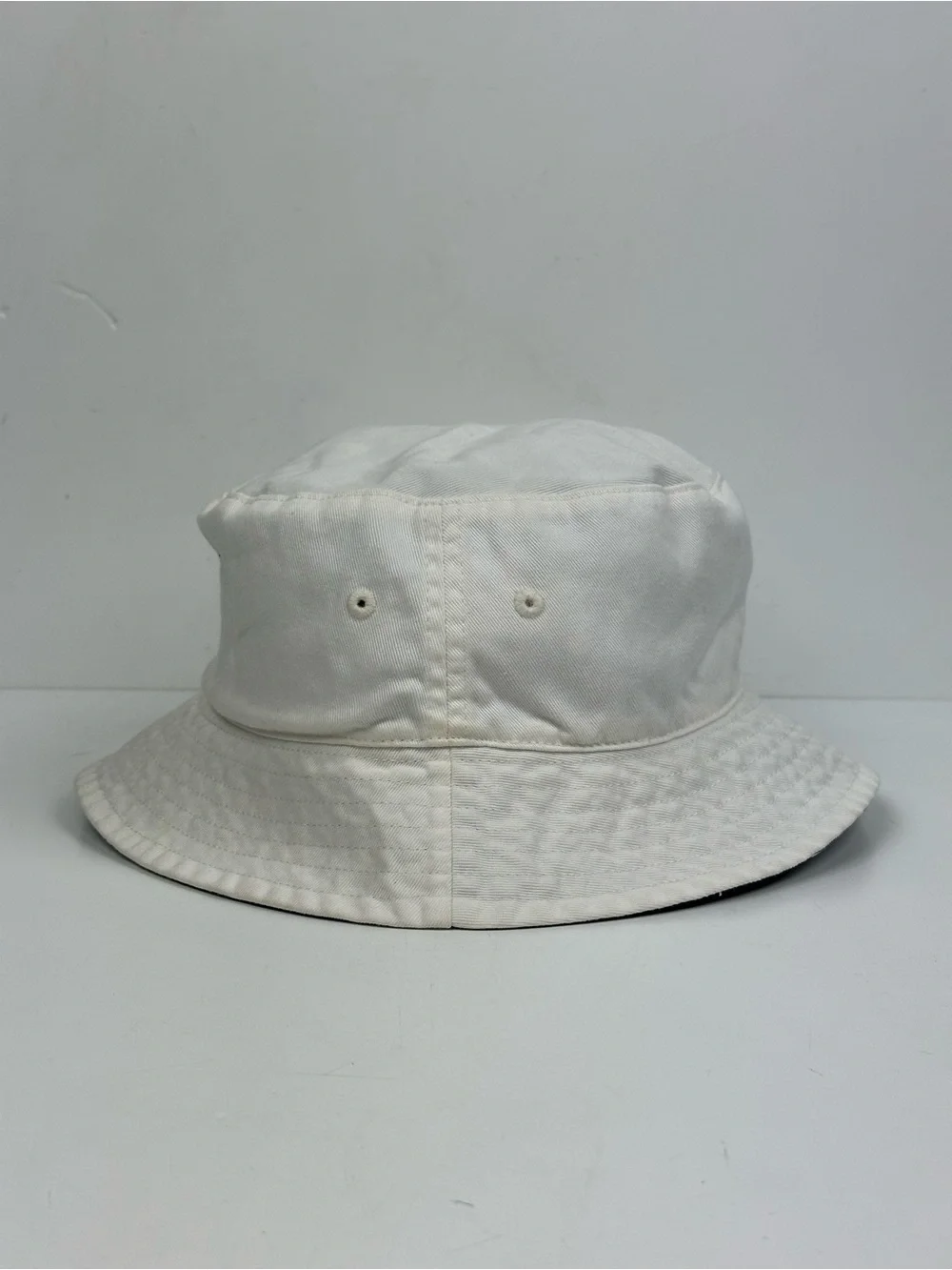 Polo by Ralph Lauren Reversible Cream Bucket Hat with Black Polo Player Logo
